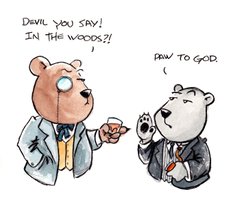 Upper Crust bears at the Club