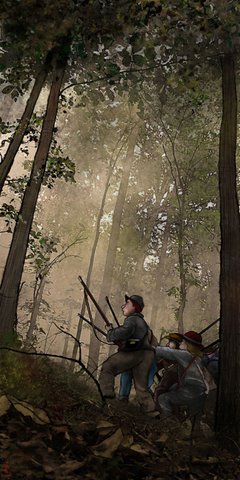 15th Alabama Advance on Little Round Top
