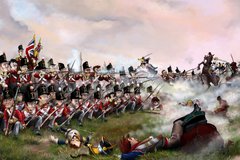 British Squares Hold at Quatre Bras